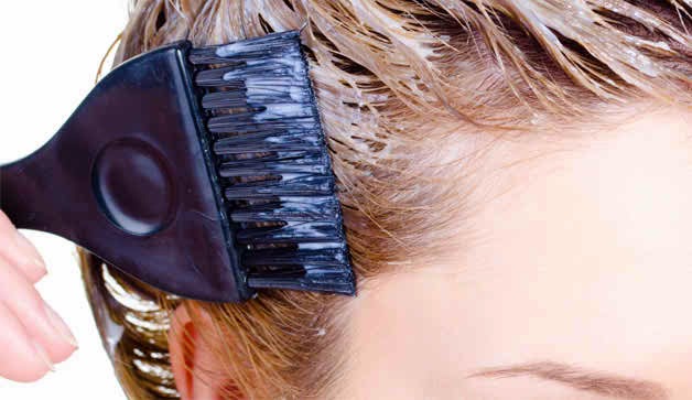 Hair color bath