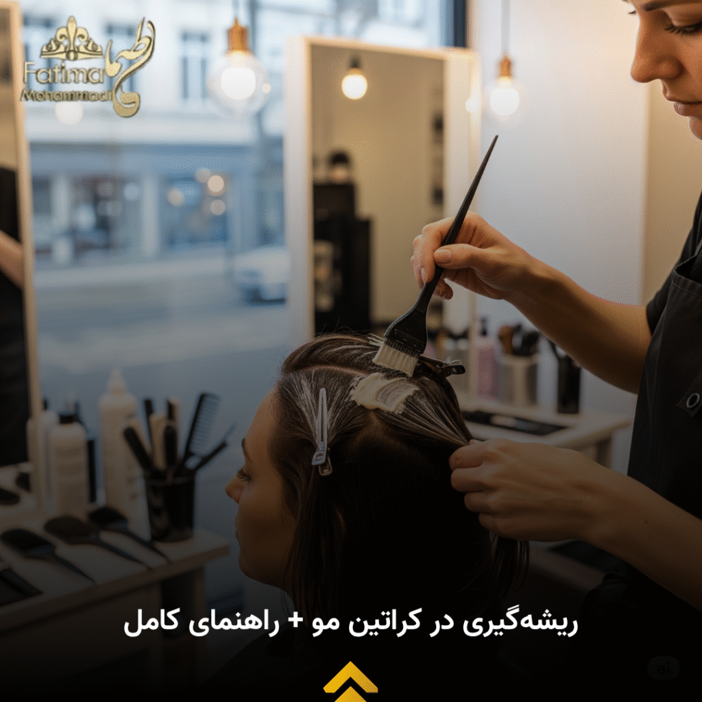 راهنمای کامل ریشه گیری کراتین مو